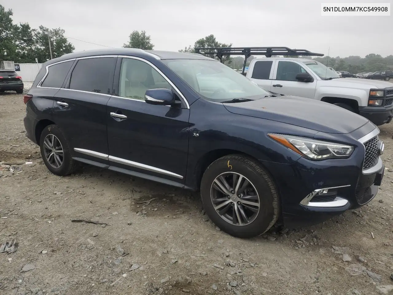 2019 Infiniti Qx60 Luxe VIN: 5N1DL0MM7KC549908 Lot: 62722695