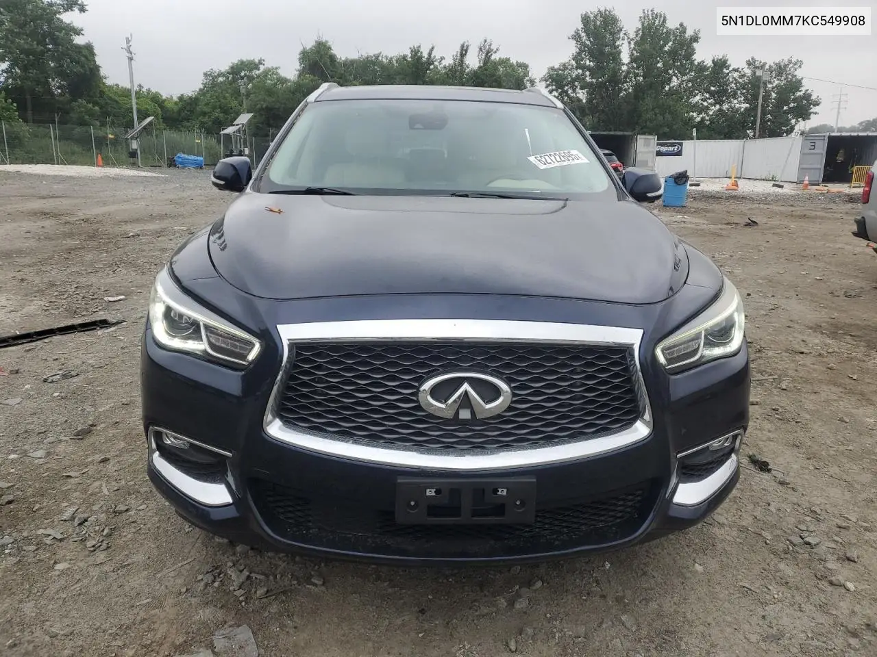 2019 Infiniti Qx60 Luxe VIN: 5N1DL0MM7KC549908 Lot: 62722695