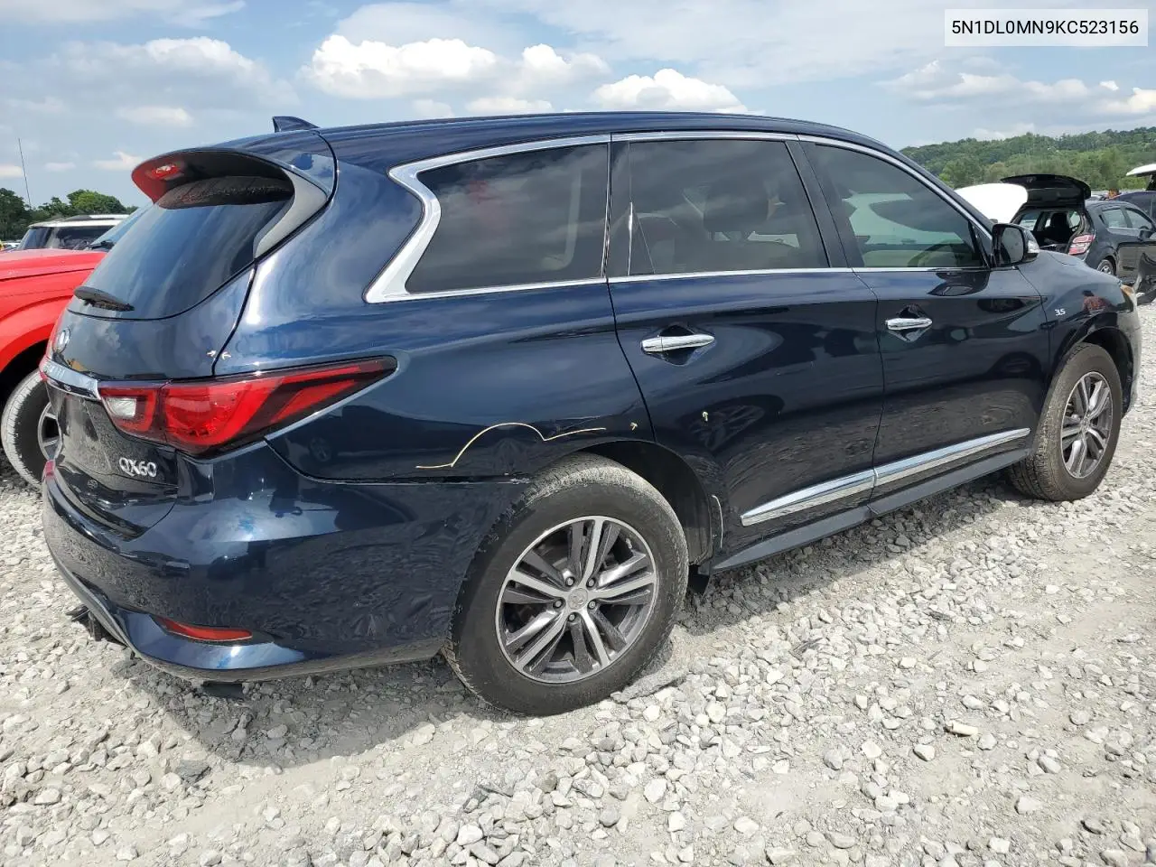2019 Infiniti Qx60 Luxe VIN: 5N1DL0MN9KC523156 Lot: 62768215