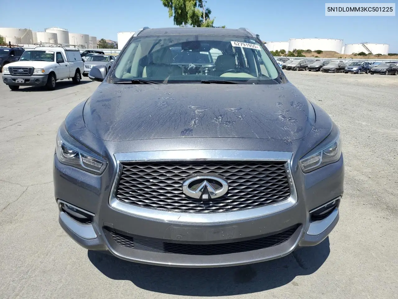 2019 Infiniti Qx60 Luxe VIN: 5N1DL0MM3KC501225 Lot: 62791955