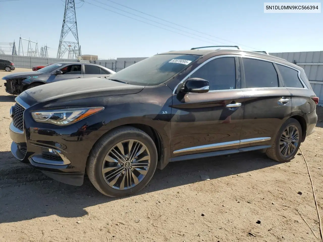 2019 Infiniti Qx60 Luxe VIN: 5N1DL0MN9KC566394 Lot: 62879095