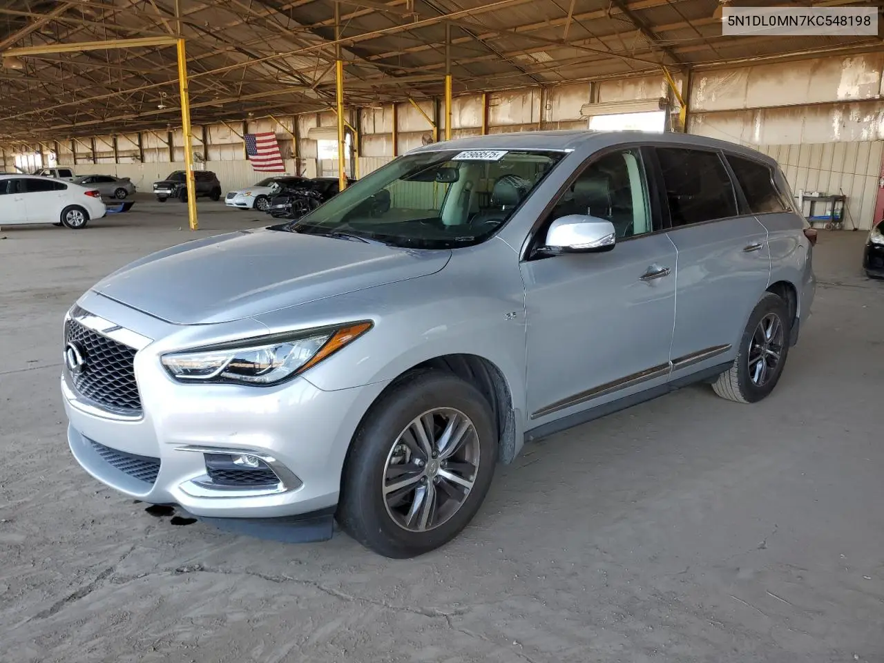 2019 Infiniti Qx60 Luxe VIN: 5N1DL0MN7KC548198 Lot: 62968575
