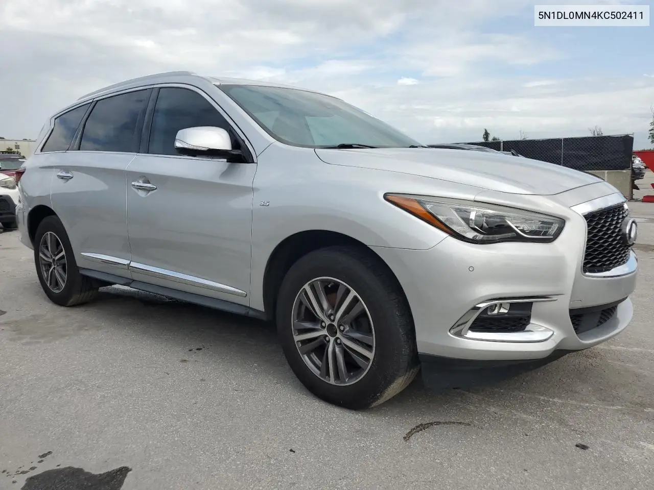 2019 Infiniti Qx60 Luxe VIN: 5N1DL0MN4KC502411 Lot: 62968725