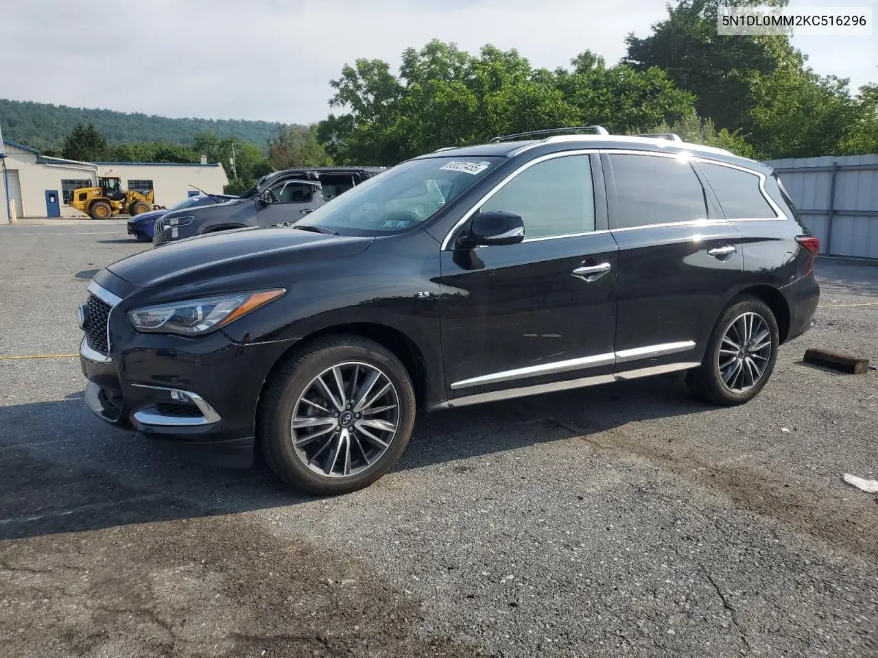 2019 Infiniti Qx60 Luxe VIN: 5N1DL0MM2KC516296 Lot: 63021455
