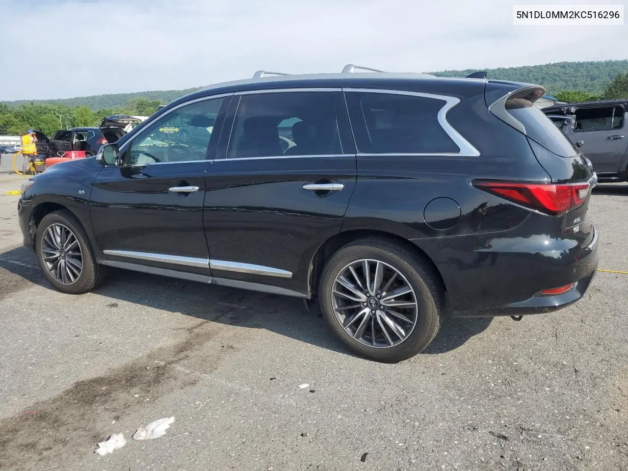 2019 Infiniti Qx60 Luxe VIN: 5N1DL0MM2KC516296 Lot: 63021455