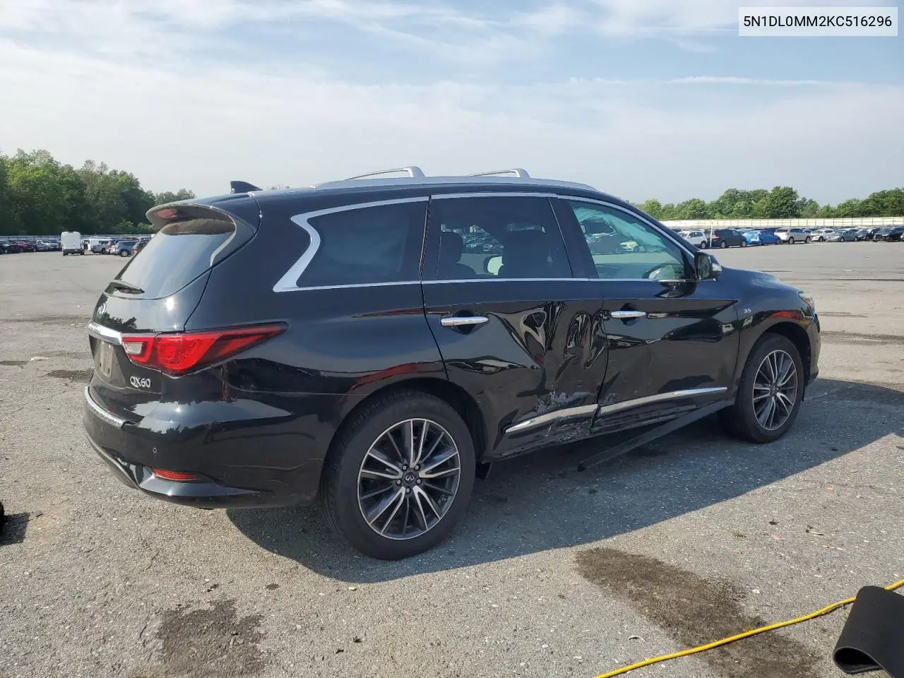 2019 Infiniti Qx60 Luxe VIN: 5N1DL0MM2KC516296 Lot: 63021455