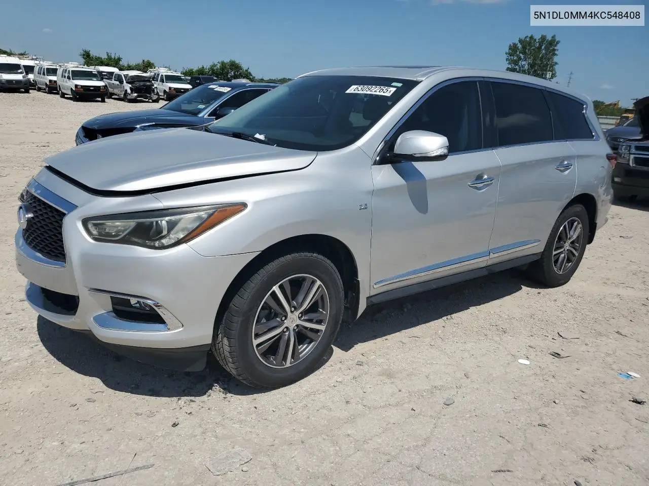 2019 Infiniti Qx60 Luxe VIN: 5N1DL0MM4KC548408 Lot: 63092265
