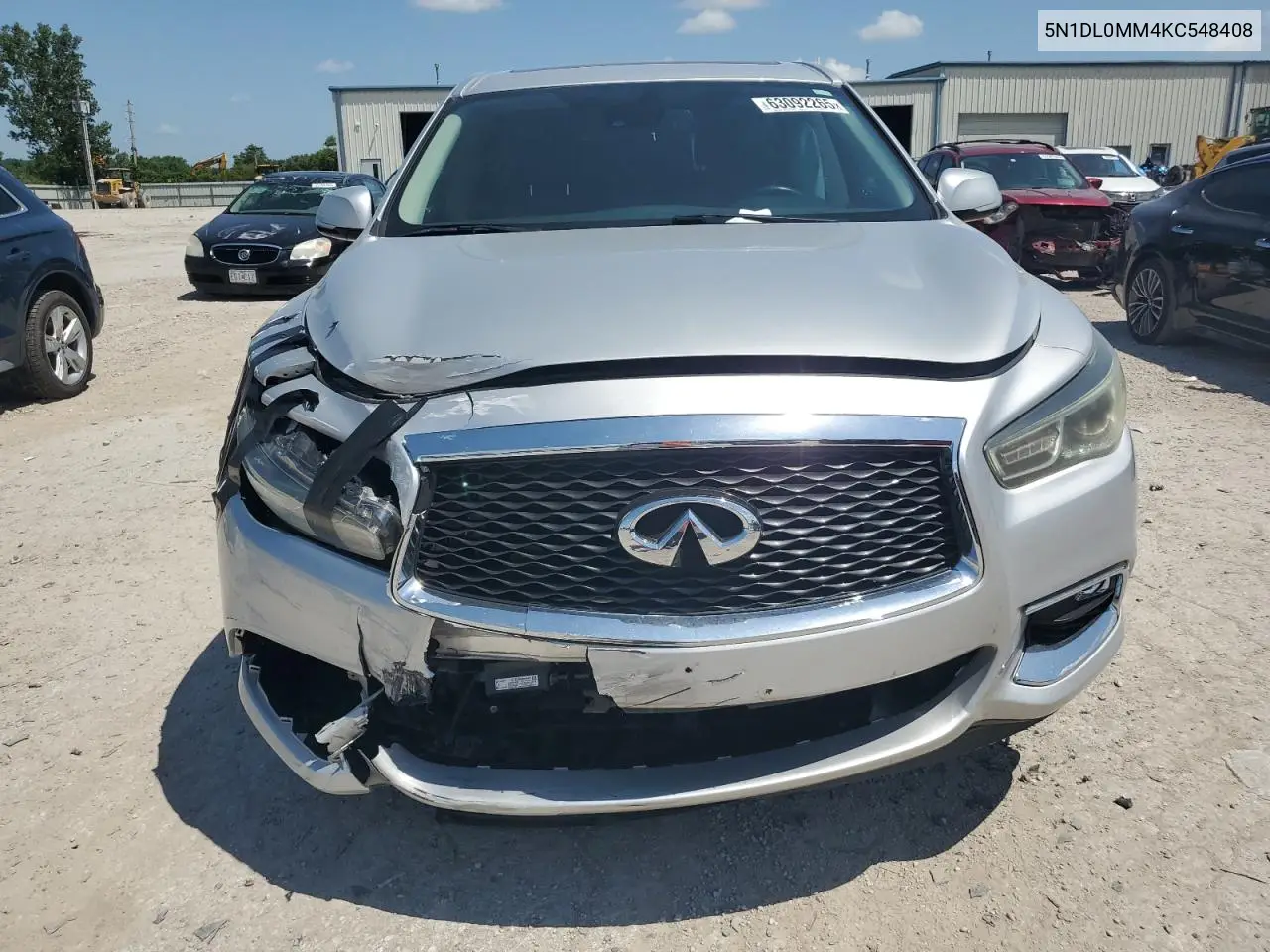 2019 Infiniti Qx60 Luxe VIN: 5N1DL0MM4KC548408 Lot: 63092265