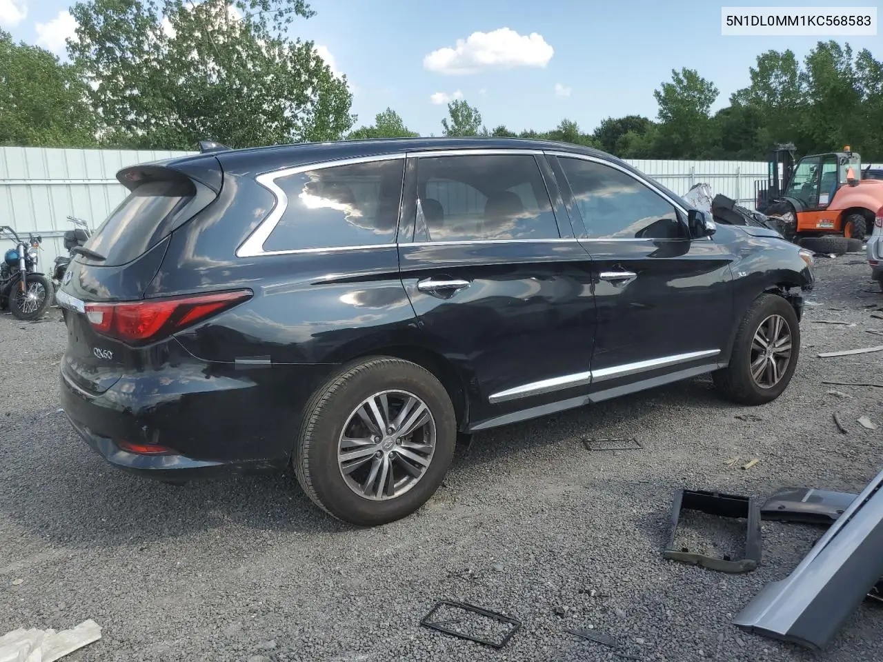 2019 Infiniti Qx60 Luxe VIN: 5N1DL0MM1KC568583 Lot: 63186785