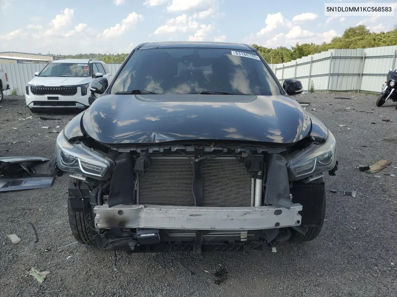 2019 Infiniti Qx60 Luxe VIN: 5N1DL0MM1KC568583 Lot: 63186785