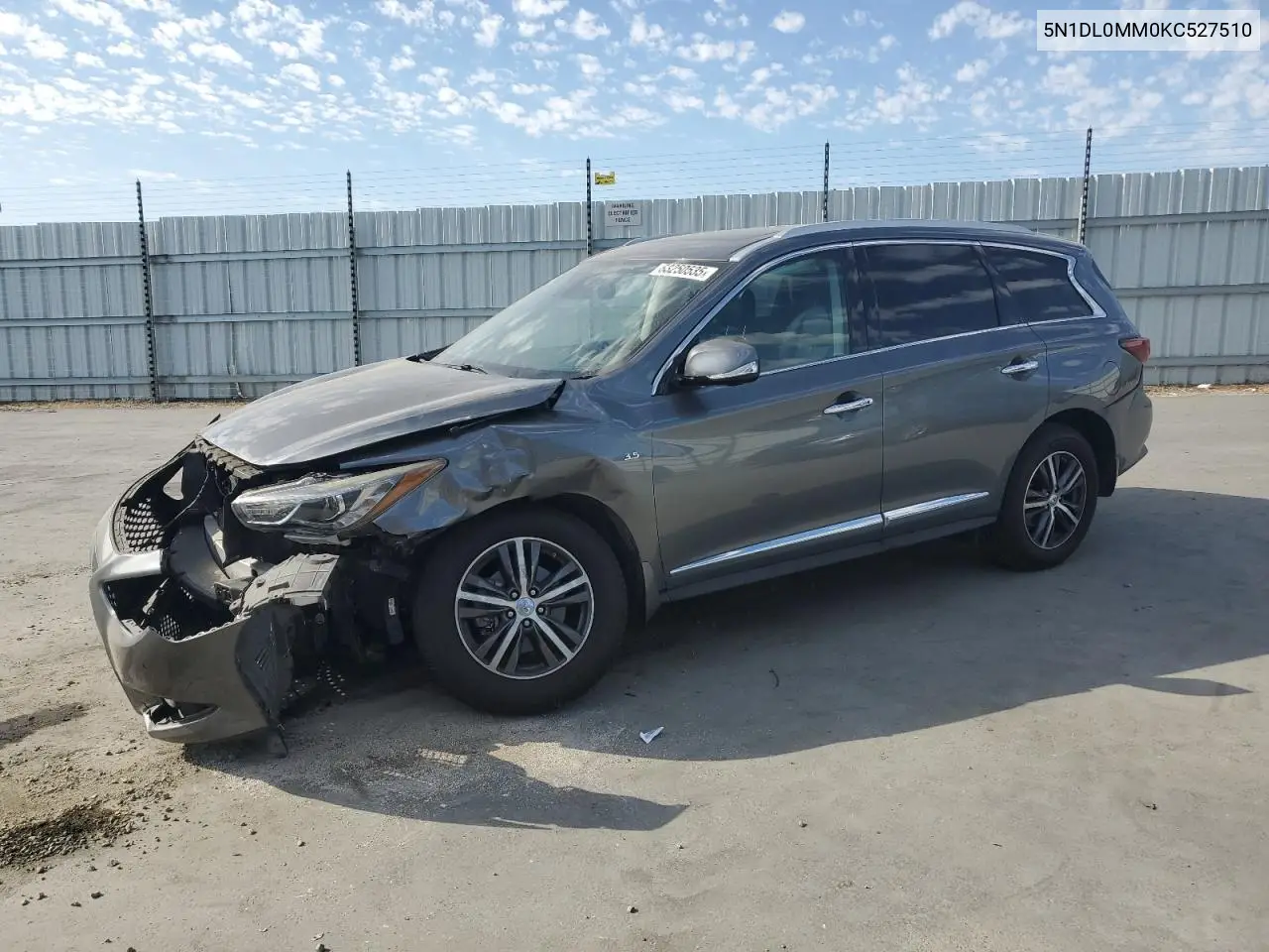 2019 Infiniti Qx60 Luxe VIN: 5N1DL0MM0KC527510 Lot: 63250535