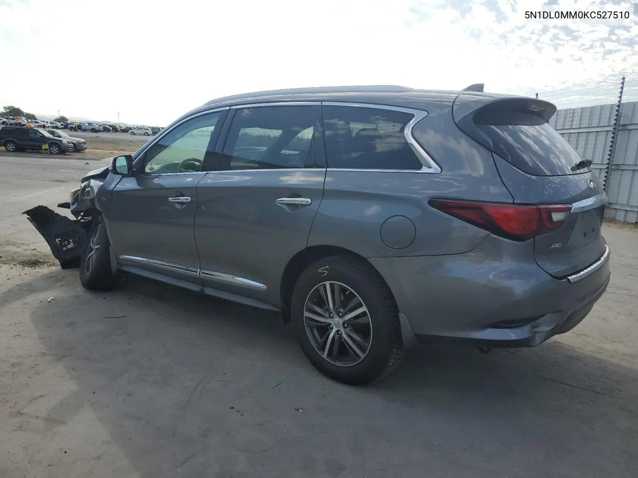 2019 Infiniti Qx60 Luxe VIN: 5N1DL0MM0KC527510 Lot: 63250535