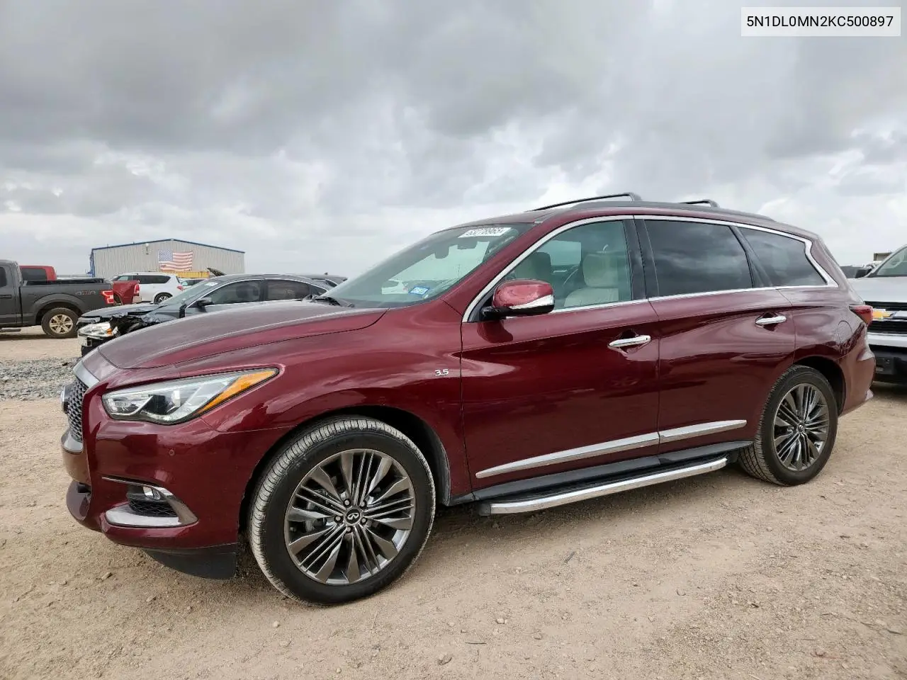 2019 Infiniti Qx60 Luxe VIN: 5N1DL0MN2KC500897 Lot: 63278965