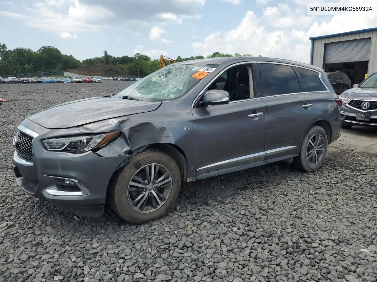 2019 Infiniti Qx60 Luxe VIN: 5N1DL0MM4KC569324 Lot: 63371805