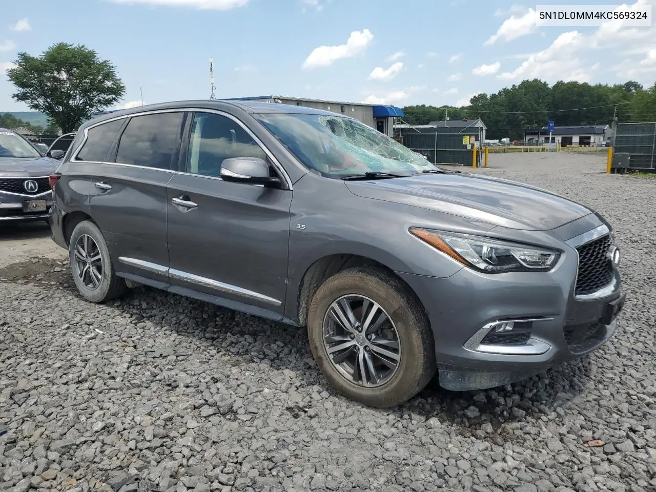 2019 Infiniti Qx60 Luxe VIN: 5N1DL0MM4KC569324 Lot: 63371805