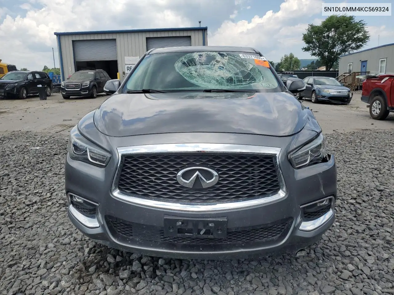 2019 Infiniti Qx60 Luxe VIN: 5N1DL0MM4KC569324 Lot: 63371805