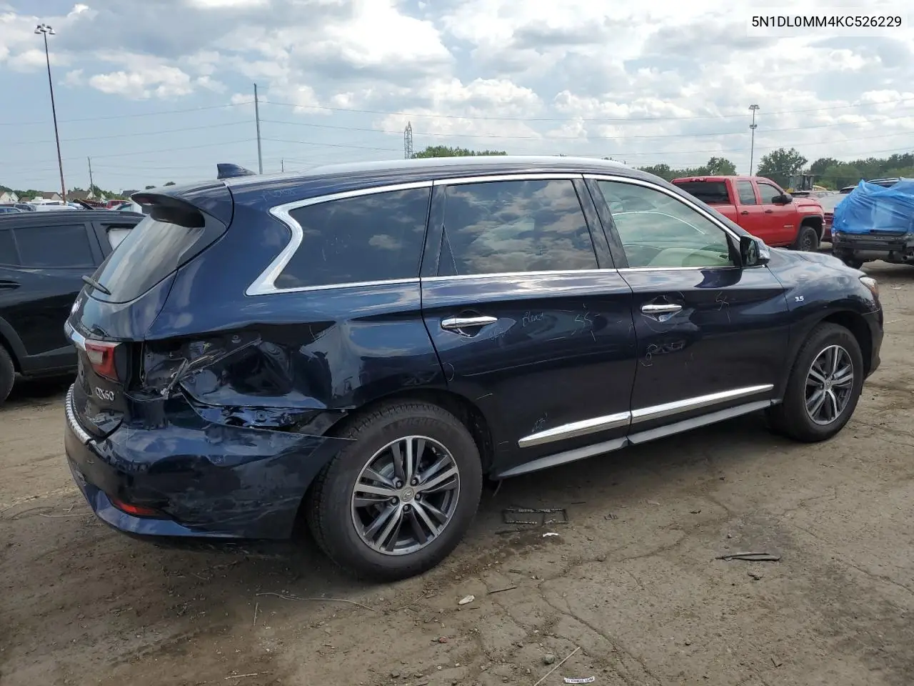 2019 Infiniti Qx60 Luxe VIN: 5N1DL0MM4KC526229 Lot: 63414415