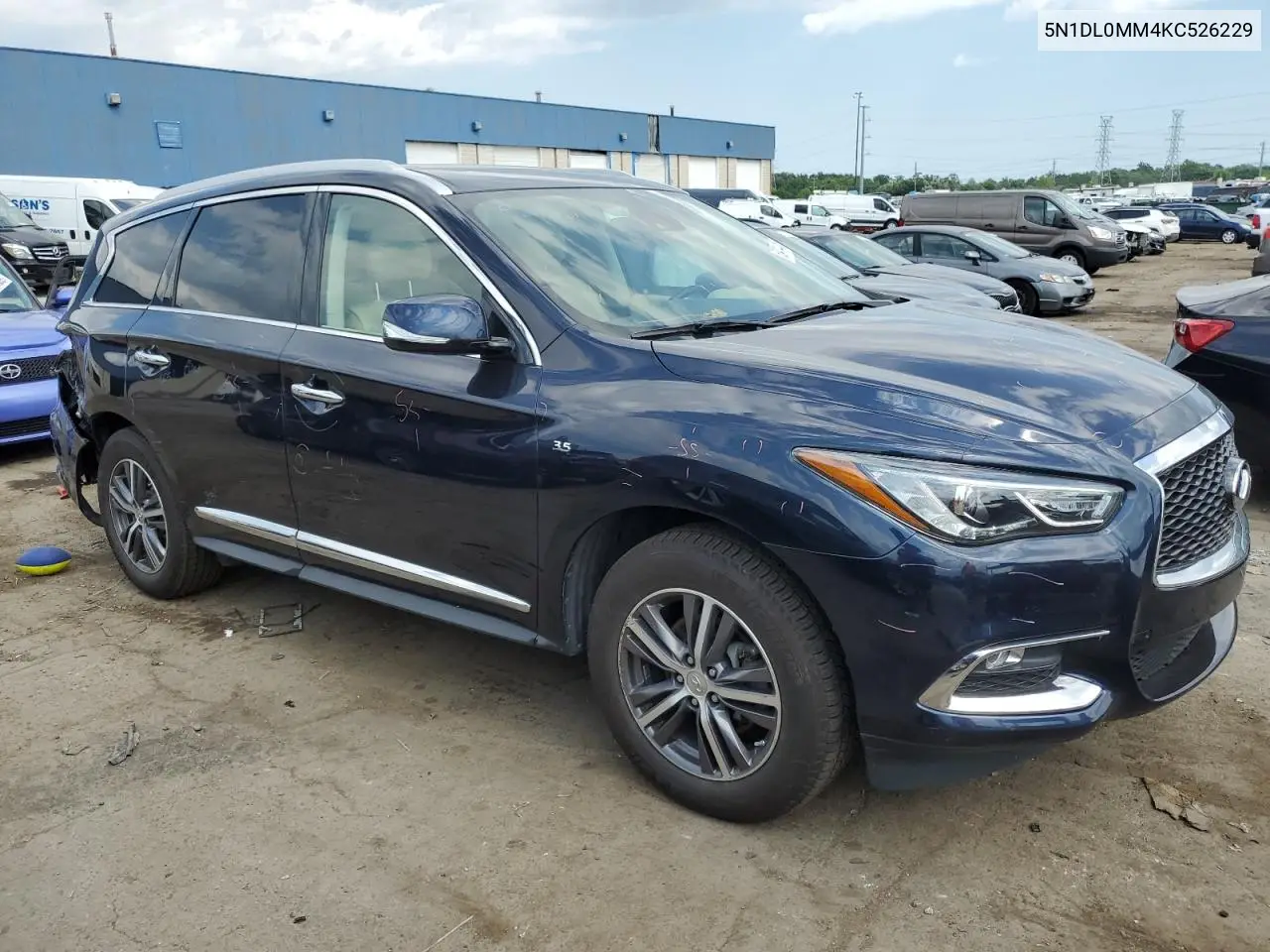 2019 Infiniti Qx60 Luxe VIN: 5N1DL0MM4KC526229 Lot: 63414415