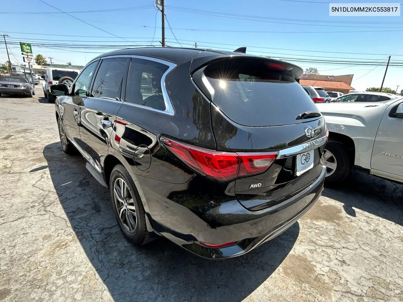 2019 Infiniti Qx60 Luxe VIN: 5N1DL0MM2KC553817 Lot: 63514895