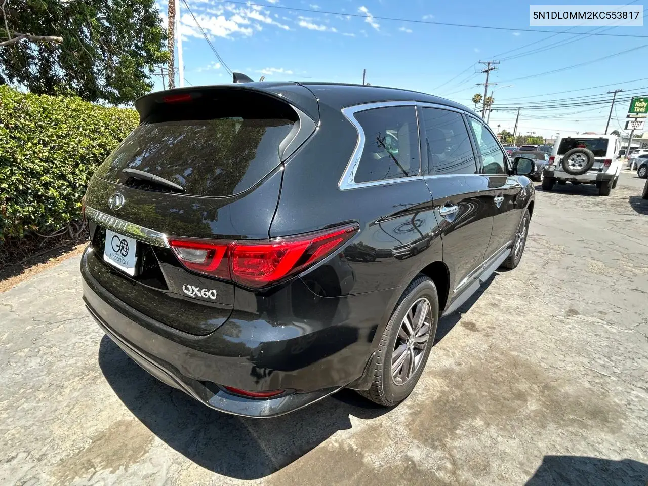 2019 Infiniti Qx60 Luxe VIN: 5N1DL0MM2KC553817 Lot: 63514895