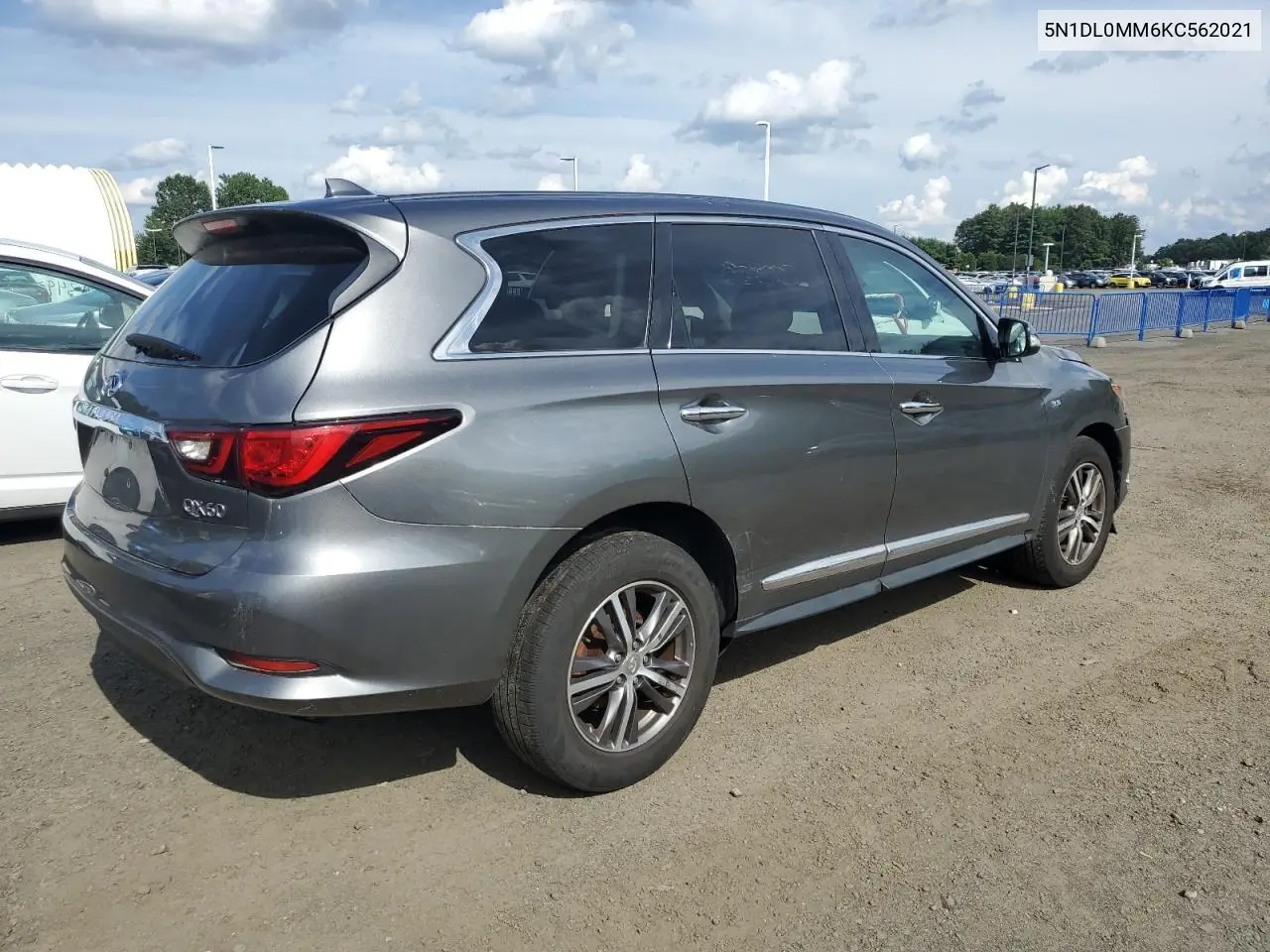 2019 Infiniti Qx60 Luxe VIN: 5N1DL0MM6KC562021 Lot: 63622235
