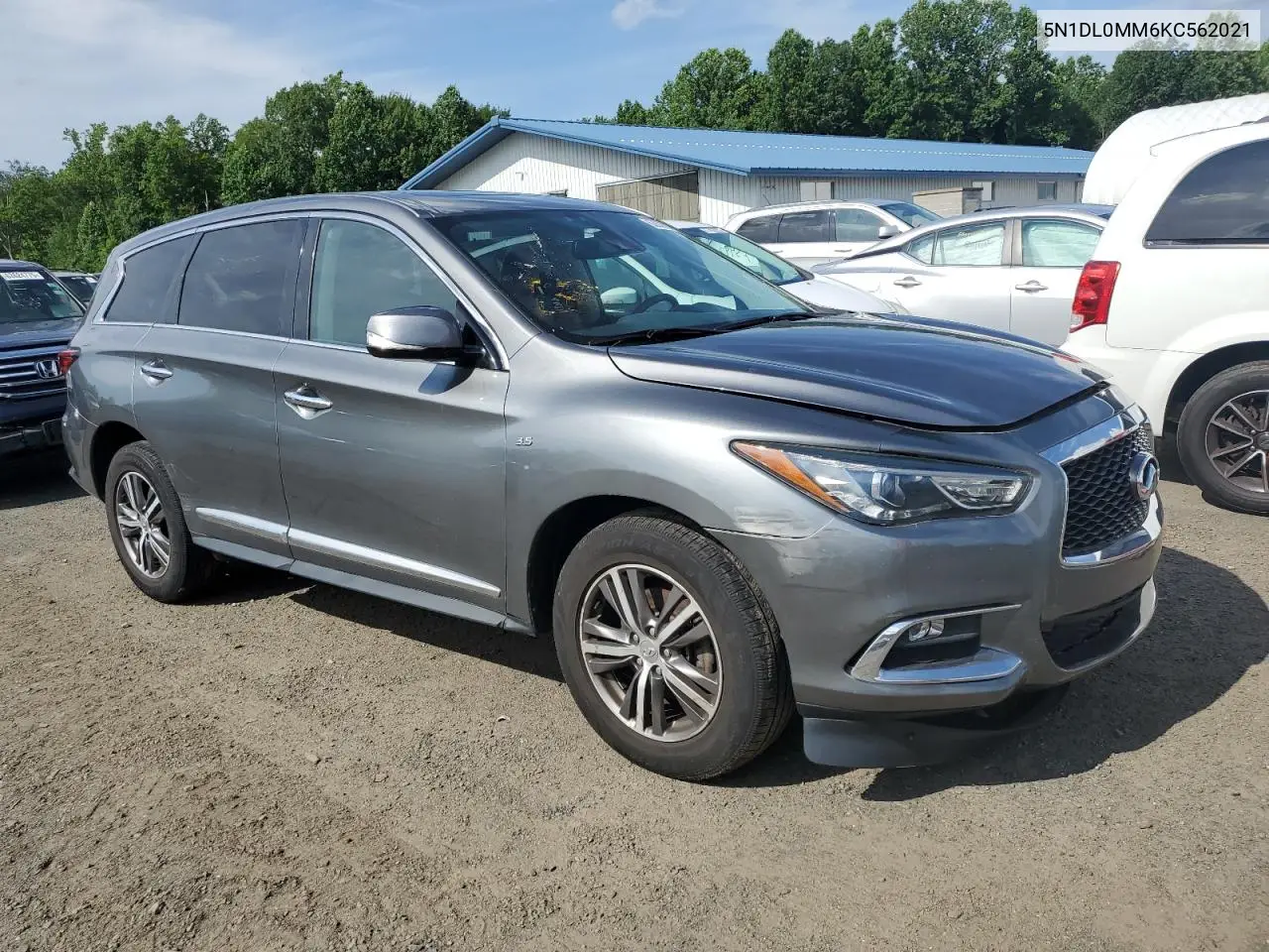 2019 Infiniti Qx60 Luxe VIN: 5N1DL0MM6KC562021 Lot: 63622235