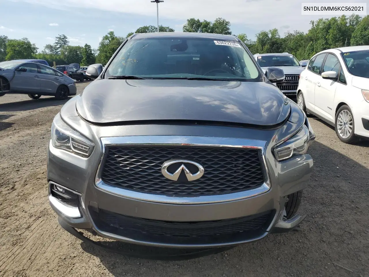2019 Infiniti Qx60 Luxe VIN: 5N1DL0MM6KC562021 Lot: 63622235