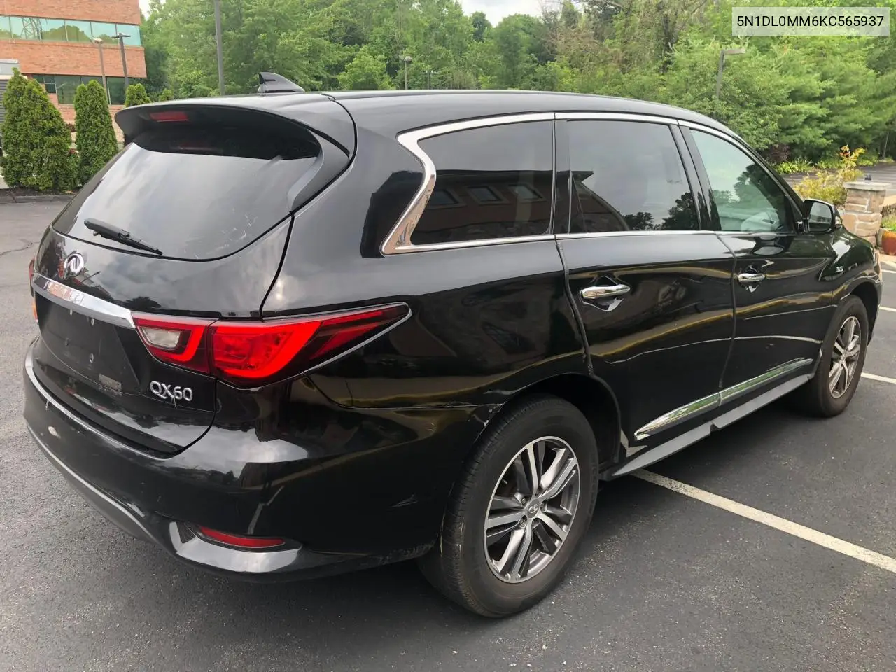2019 Infiniti Qx60 Luxe VIN: 5N1DL0MM6KC565937 Lot: 63652215