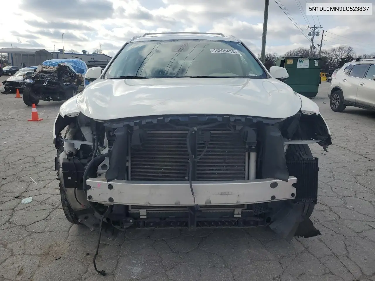 2020 Infiniti Qx60 Luxe VIN: 5N1DL0MN9LC523837 Lot: 45395415