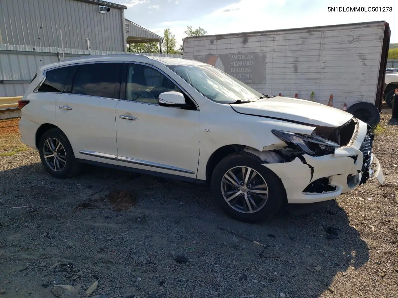 2020 Infiniti Qx60 Luxe VIN: 5N1DL0MM0LC501278 Lot: 53300145