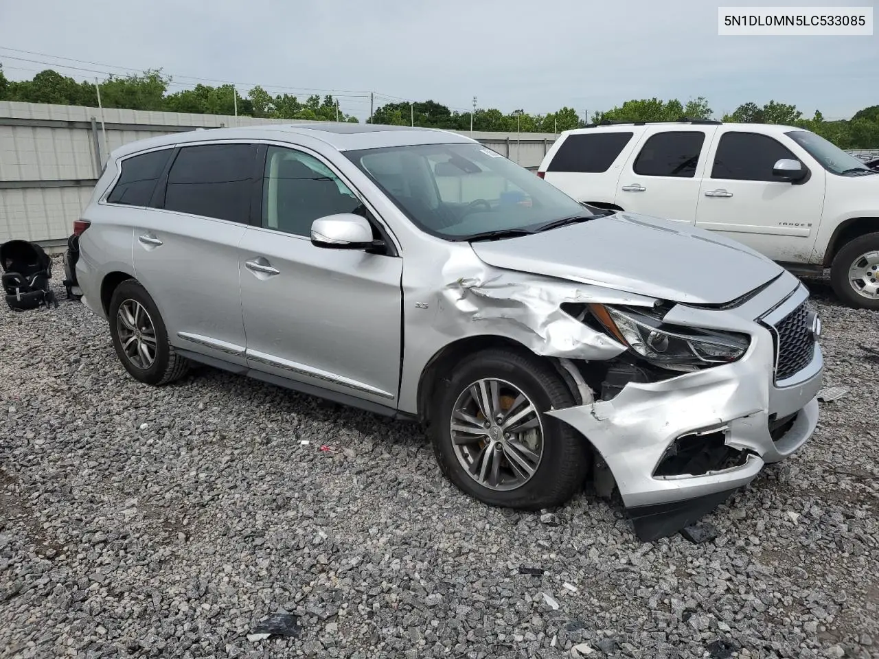 2020 Infiniti Qx60 Luxe VIN: 5N1DL0MN5LC533085 Lot: 56004935