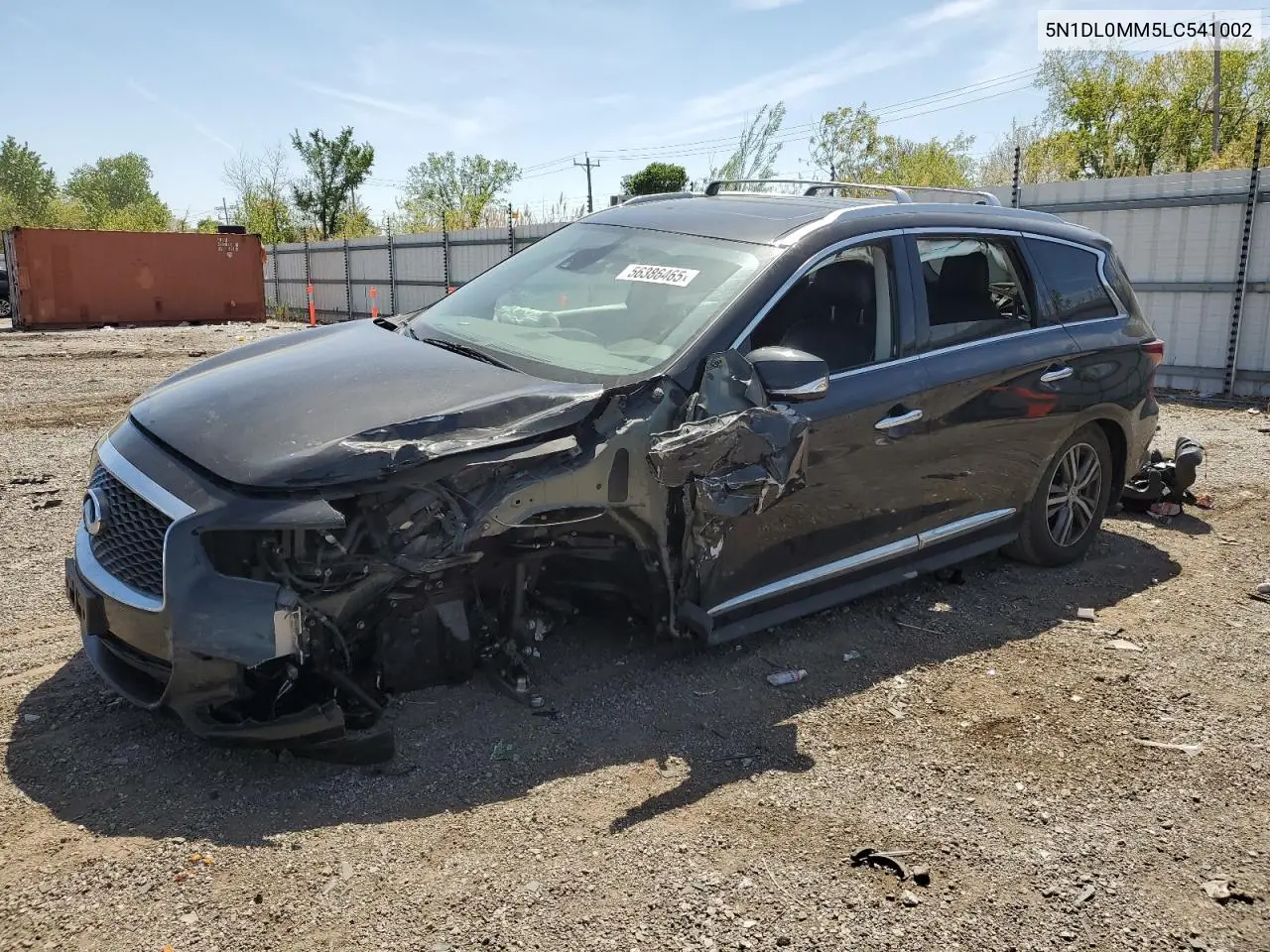 2020 Infiniti Qx60 Luxe VIN: 5N1DL0MM5LC541002 Lot: 56386465