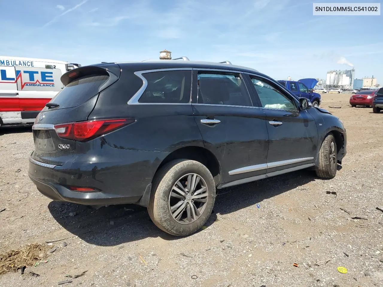2020 Infiniti Qx60 Luxe VIN: 5N1DL0MM5LC541002 Lot: 56386465