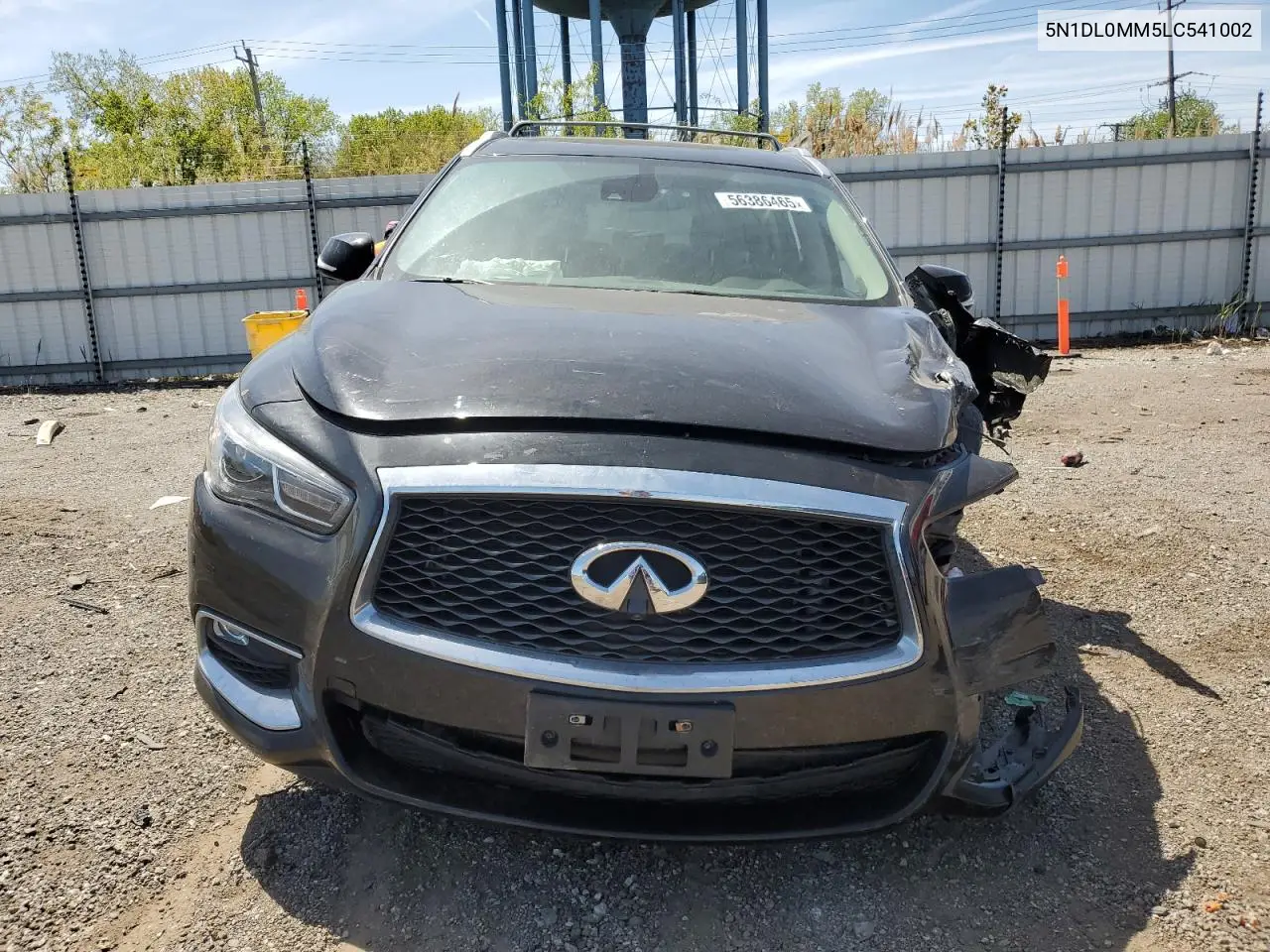 2020 Infiniti Qx60 Luxe VIN: 5N1DL0MM5LC541002 Lot: 56386465