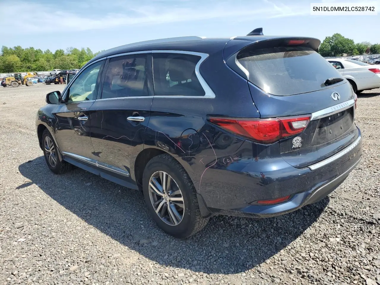 2020 Infiniti Qx60 Luxe VIN: 5N1DL0MM2LC528742 Lot: 56390605