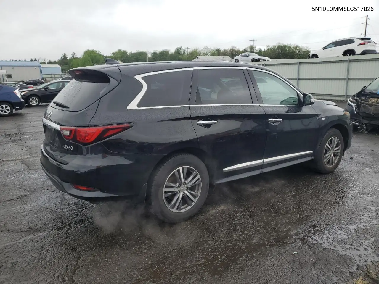 2020 Infiniti Qx60 Luxe VIN: 5N1DL0MM8LC517826 Lot: 56527385