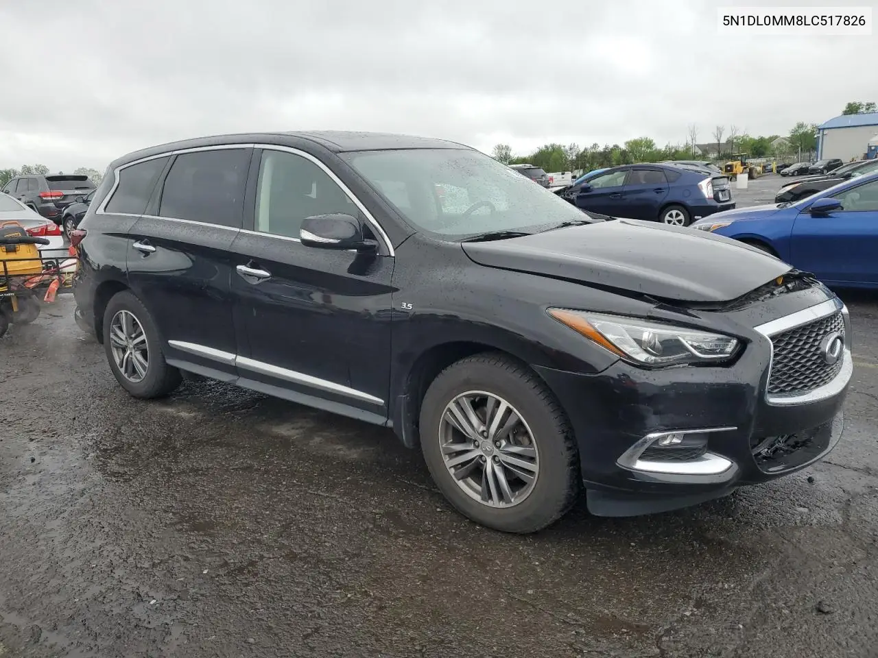 2020 Infiniti Qx60 Luxe VIN: 5N1DL0MM8LC517826 Lot: 56527385
