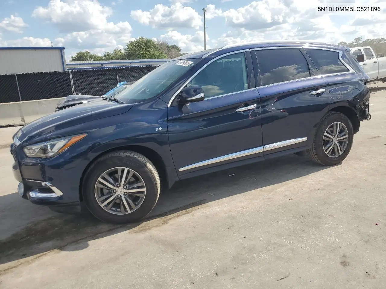 2020 Infiniti Qx60 Luxe VIN: 5N1DL0MM5LC521896 Lot: 56914625