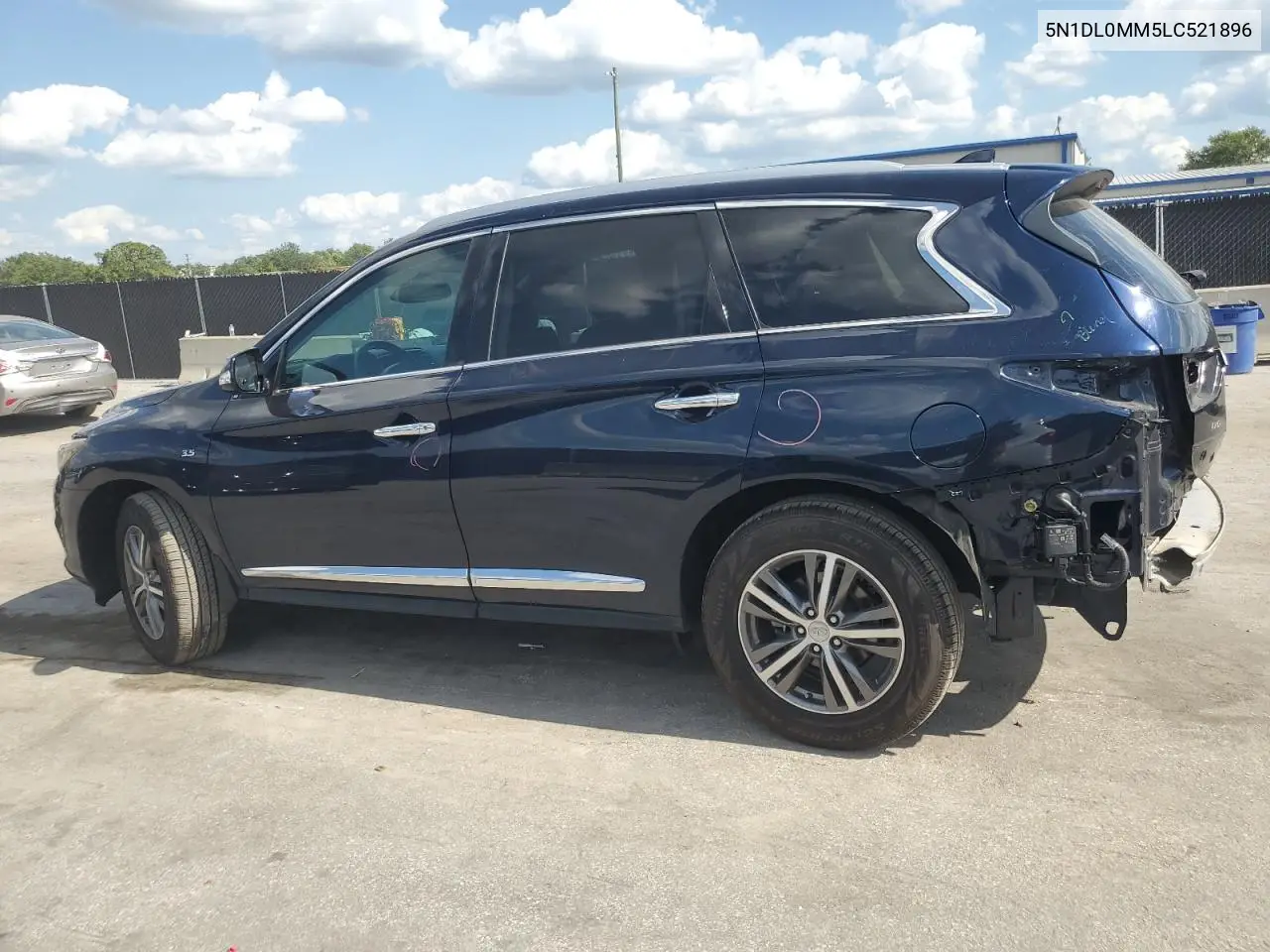 2020 Infiniti Qx60 Luxe VIN: 5N1DL0MM5LC521896 Lot: 56914625