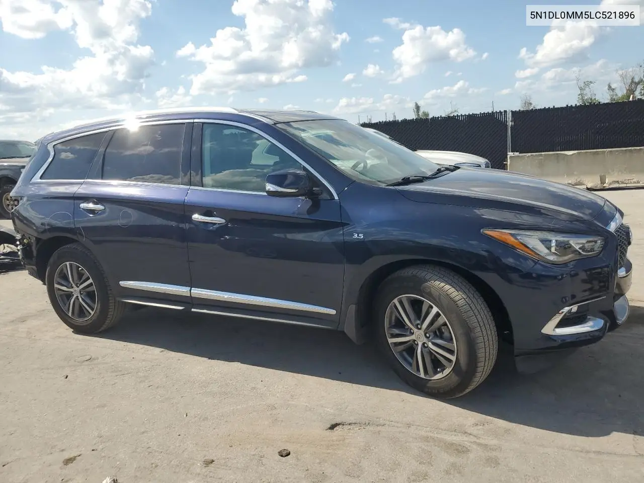 2020 Infiniti Qx60 Luxe VIN: 5N1DL0MM5LC521896 Lot: 56914625