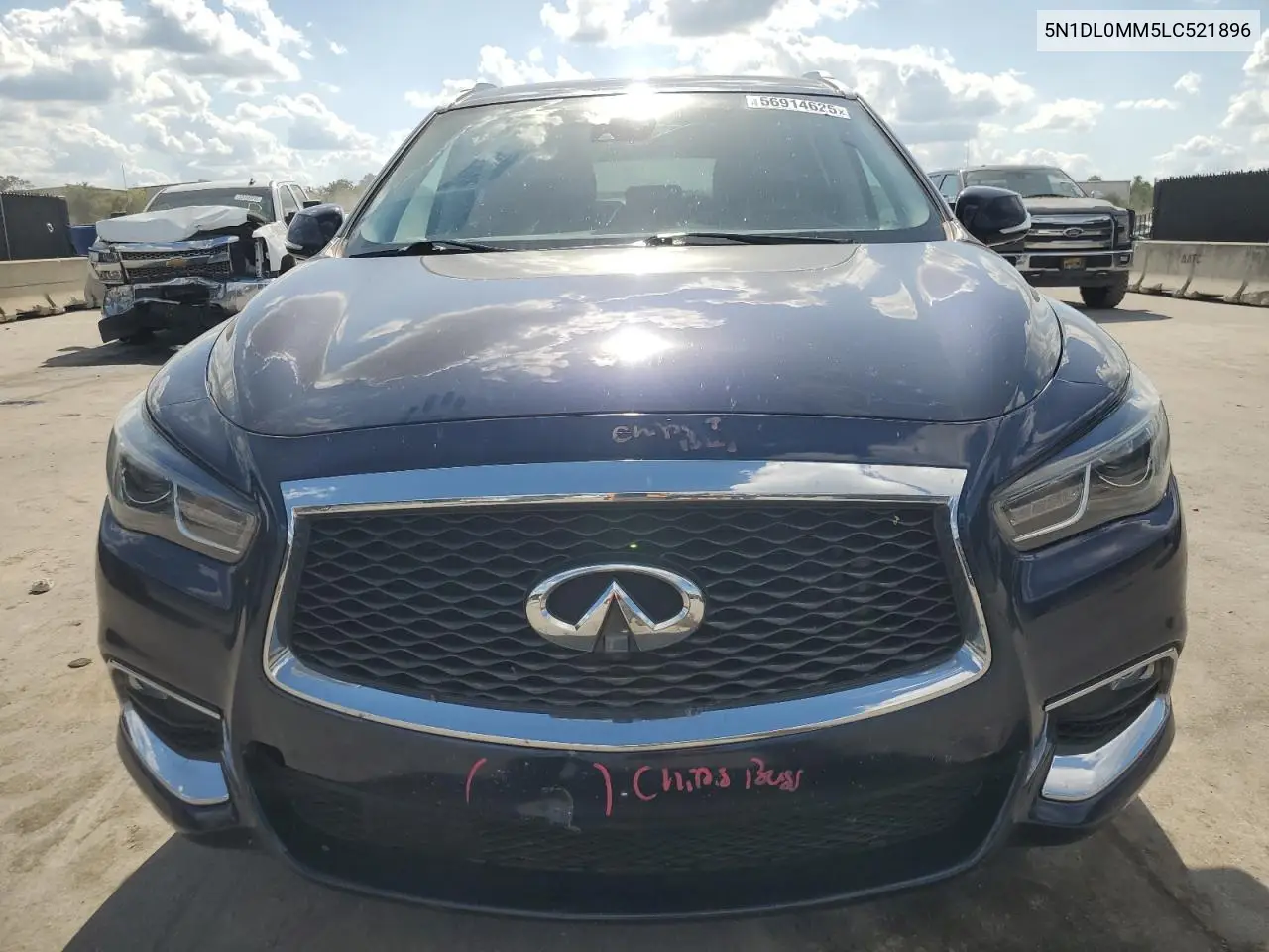 2020 Infiniti Qx60 Luxe VIN: 5N1DL0MM5LC521896 Lot: 56914625