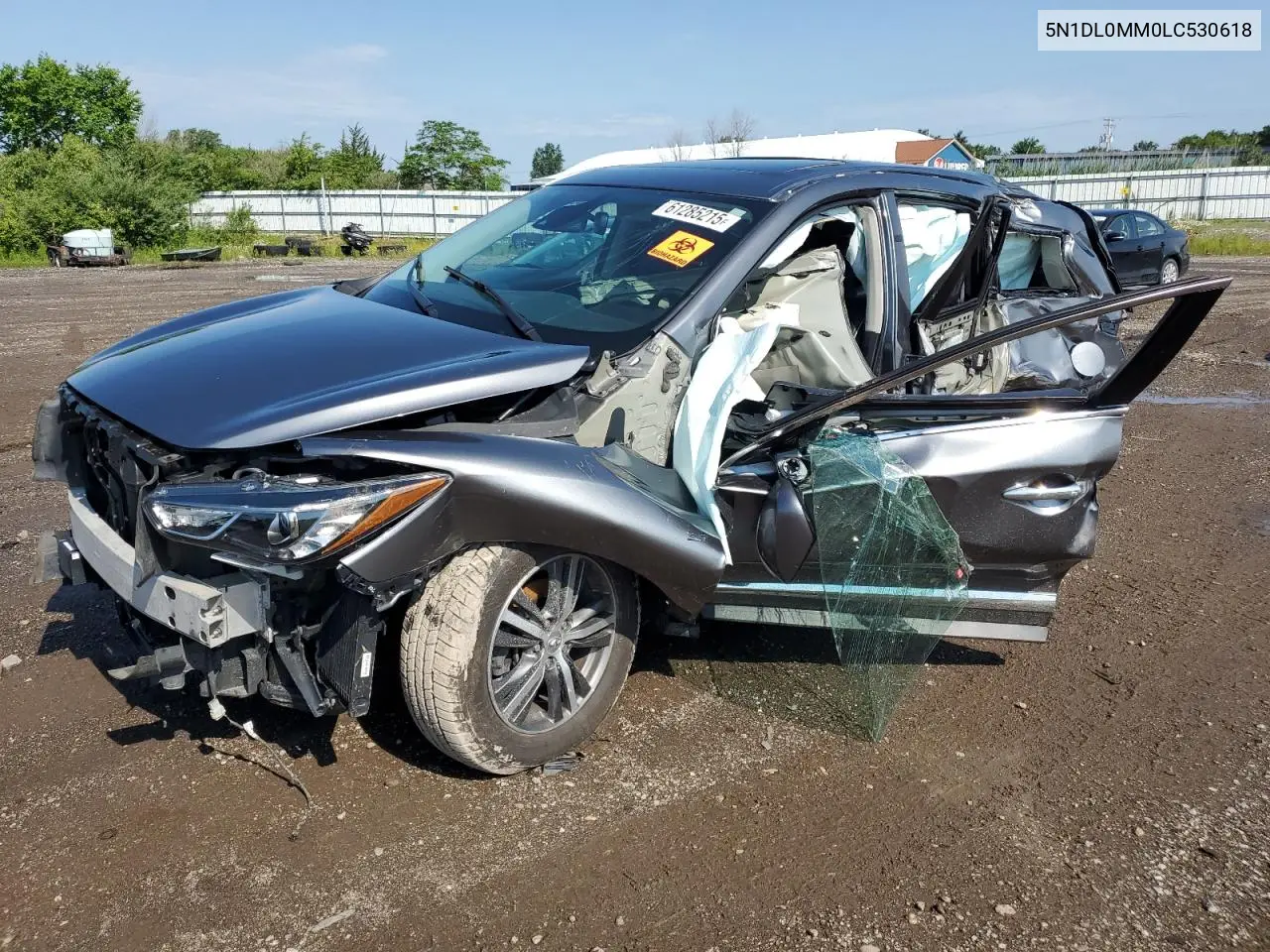 2020 Infiniti Qx60 Luxe VIN: 5N1DL0MM0LC530618 Lot: 61285215