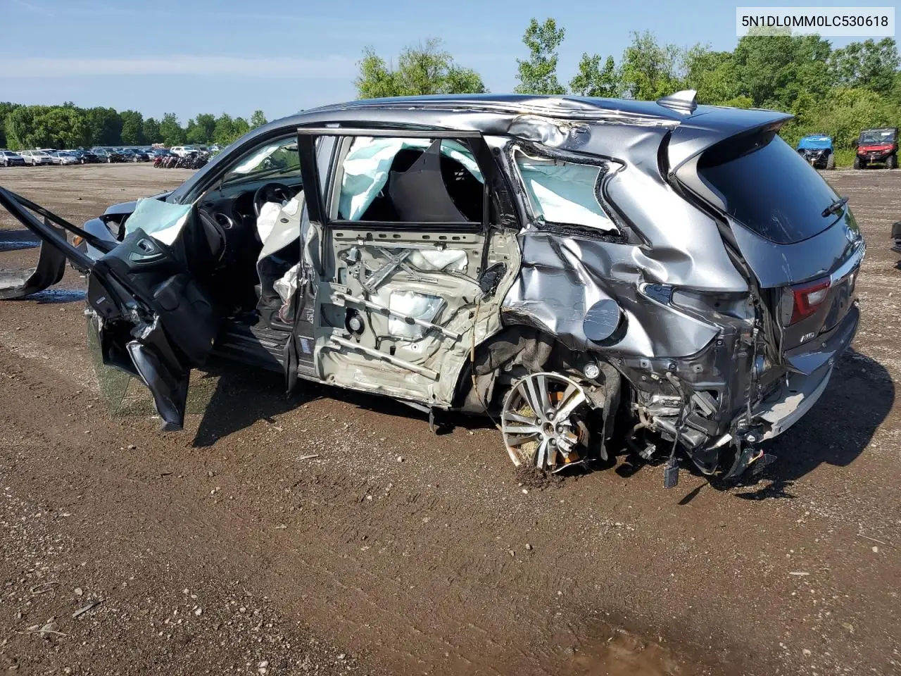 2020 Infiniti Qx60 Luxe VIN: 5N1DL0MM0LC530618 Lot: 61285215