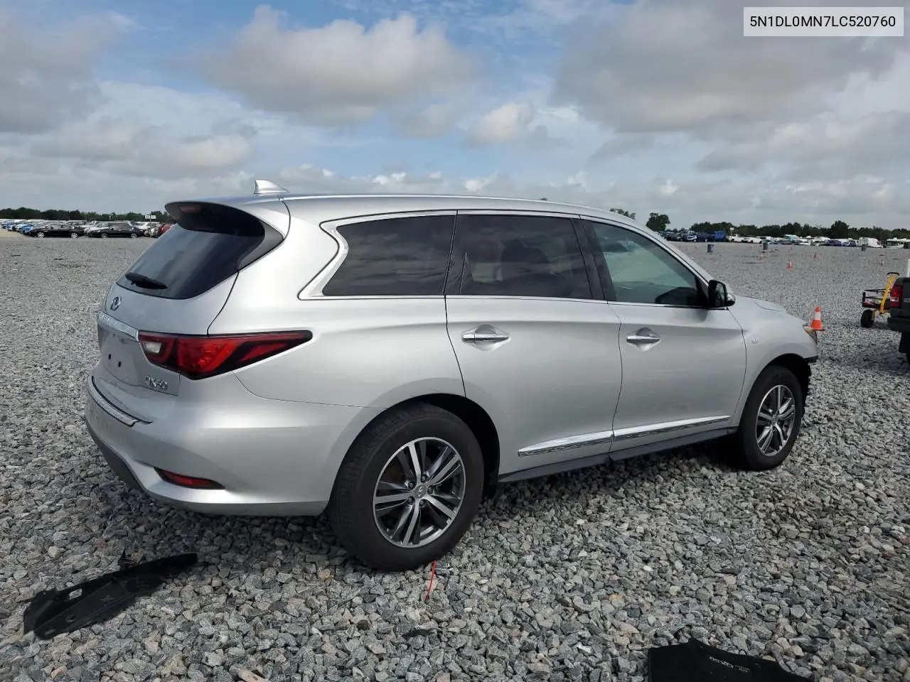 2020 Infiniti Qx60 Luxe VIN: 5N1DL0MN7LC520760 Lot: 62132635