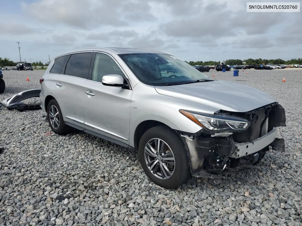 2020 Infiniti Qx60 Luxe VIN: 5N1DL0MN7LC520760 Lot: 62132635