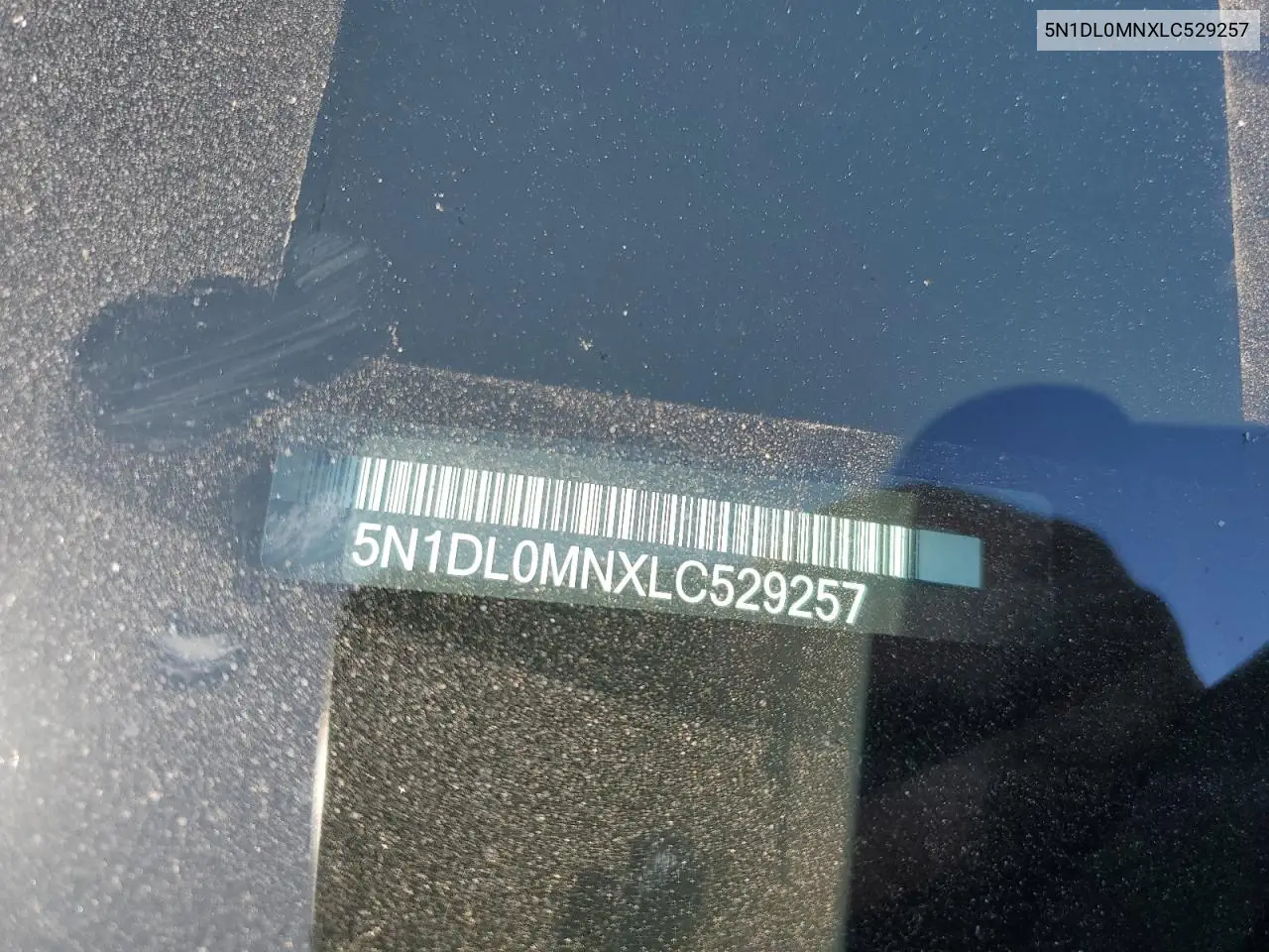 2020 Infiniti Qx60 Luxe VIN: 5N1DL0MNXLC529257 Lot: 62234705