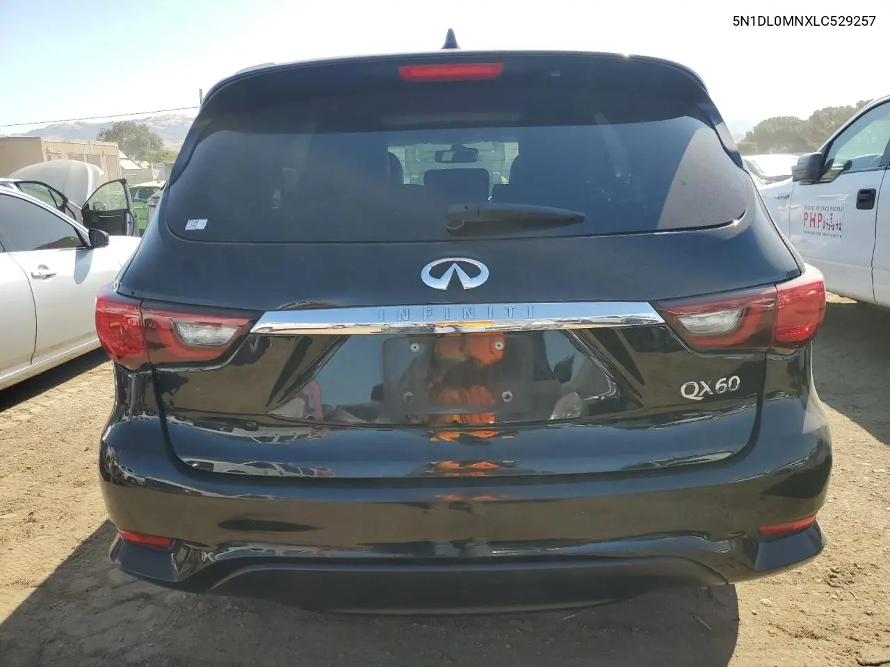 2020 Infiniti Qx60 Luxe VIN: 5N1DL0MNXLC529257 Lot: 62234705