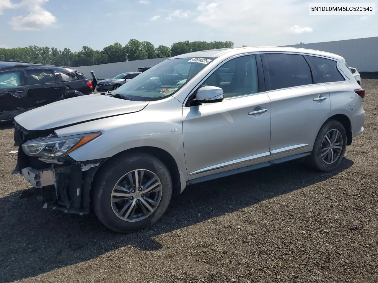2020 Infiniti Qx60 Luxe VIN: 5N1DL0MM5LC520540 Lot: 62694235
