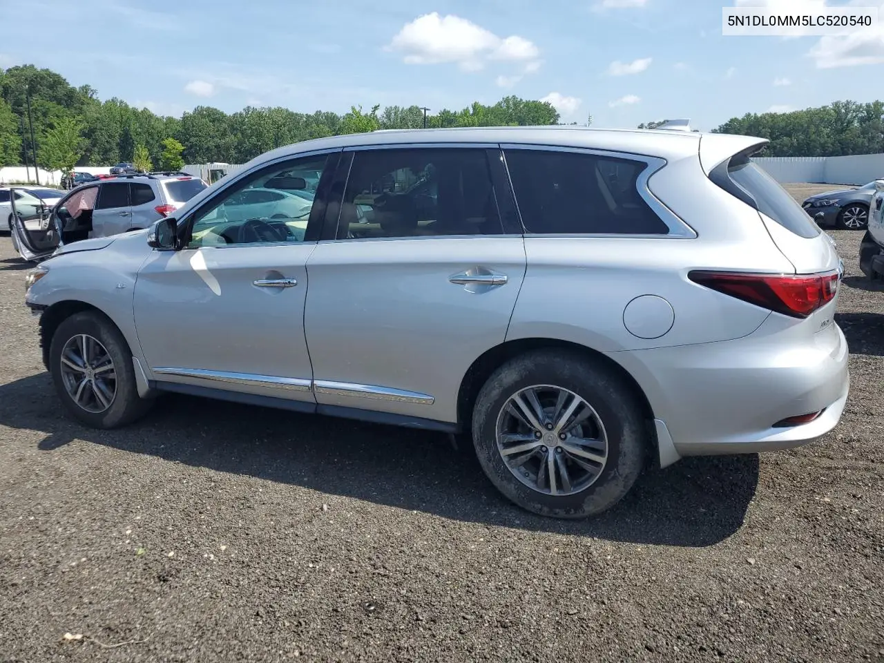 2020 Infiniti Qx60 Luxe VIN: 5N1DL0MM5LC520540 Lot: 62694235