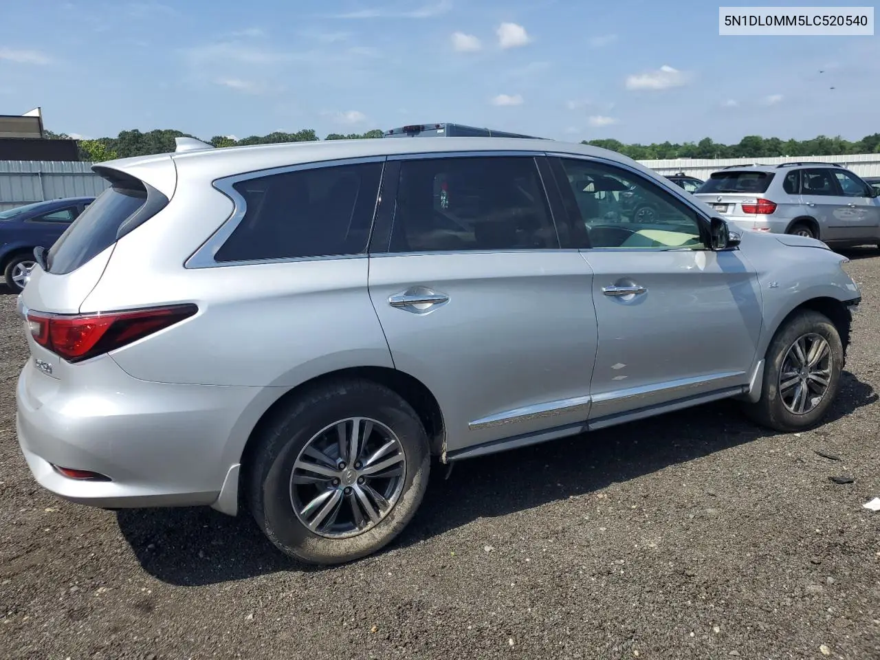 2020 Infiniti Qx60 Luxe VIN: 5N1DL0MM5LC520540 Lot: 62694235